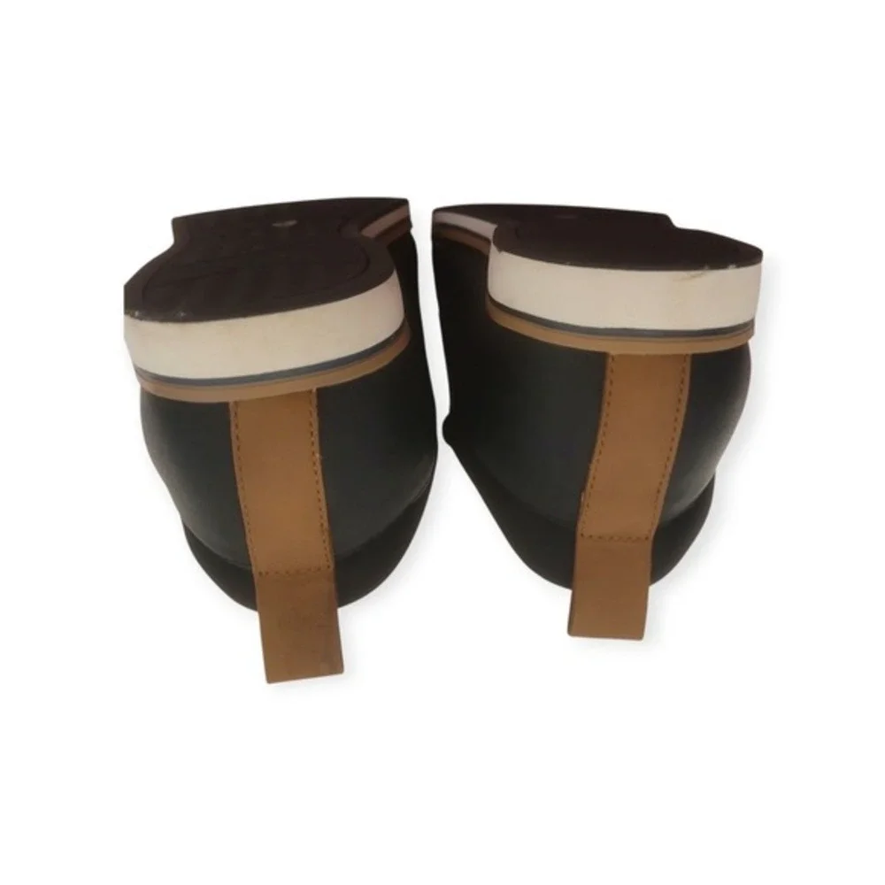 JF J.Ferrar Black and Tan Men's Derbys